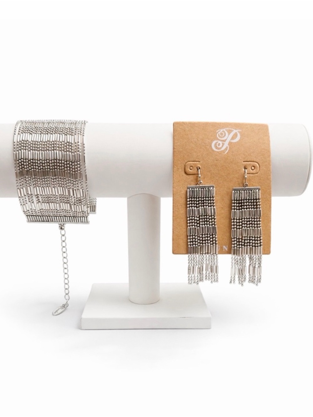 Plunder Design Fashion Trendy Jewelry Ainsley Earrings and Bracelet Set